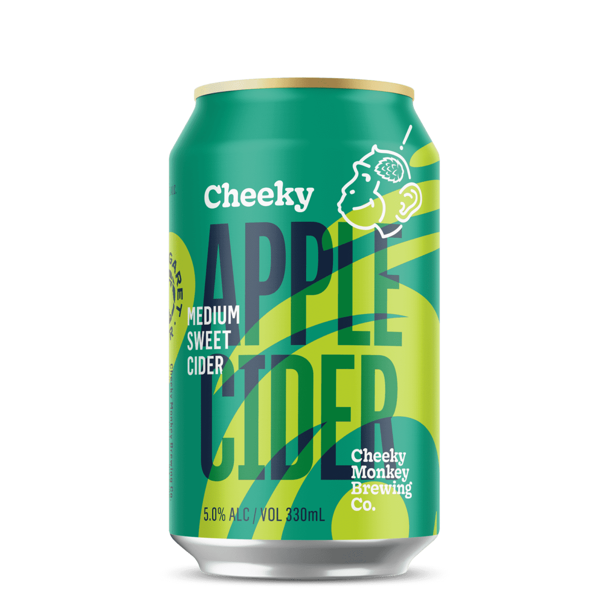 Cheeky Monkey Core Range Apple Cider Can 330Ml 1 Single